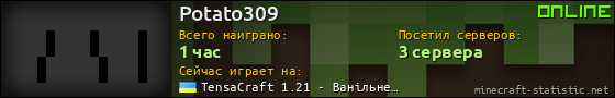 Юзербар 560x90 для Potato309