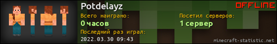 Юзербар 560x90 для Potdelayz