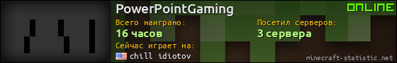 Юзербар 560x90 для PowerPointGaming