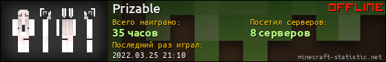 Юзербар 560x90 для Prizable