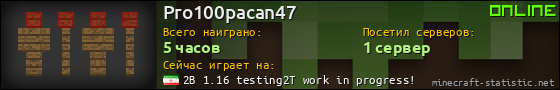 Юзербар 560x90 для Pro100pacan47