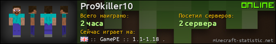 Юзербар 560x90 для Pro9killer10