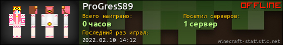 Юзербар 560x90 для ProGresS89