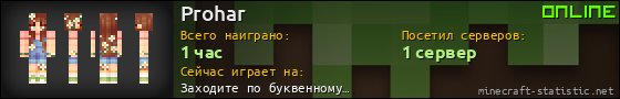 Юзербар 560x90 для Prohar