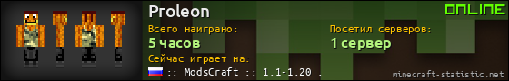 Юзербар 560x90 для Proleon