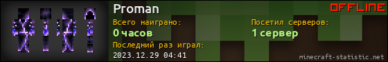 Юзербар 560x90 для Proman