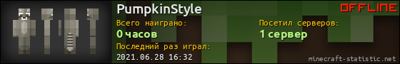 Юзербар 560x90 для PumpkinStyle
