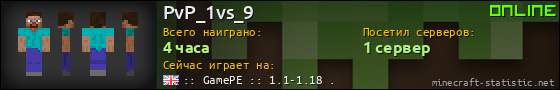 Юзербар 560x90 для PvP_1vs_9