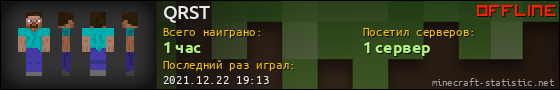 Юзербар 560x90 для QRST