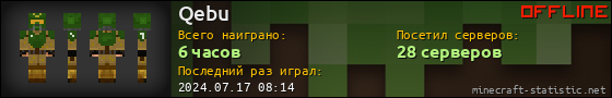 Юзербар 560x90 для Qebu