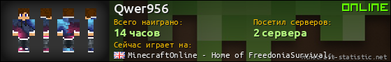 Юзербар 560x90 для Qwer956