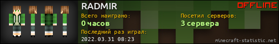 Юзербар 560x90 для RADMIR