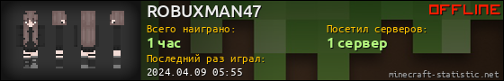 Юзербар 560x90 для ROBUXMAN47
