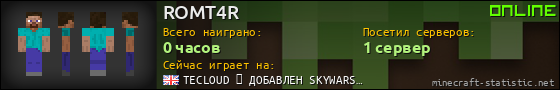 Юзербар 560x90 для ROMT4R