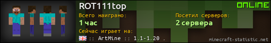 Юзербар 560x90 для ROT111top
