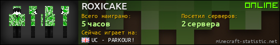 Юзербар 560x90 для ROXICAKE