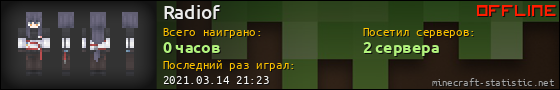 Юзербар 560x90 для Radiof