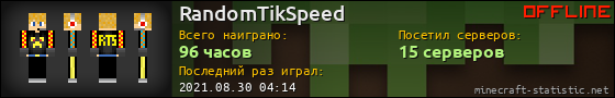 Юзербар 560x90 для RandomTikSpeed