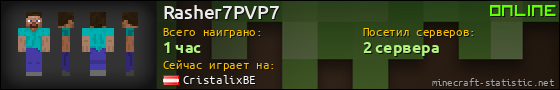 Юзербар 560x90 для Rasher7PVP7