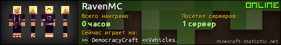 Юзербар 560x90 для RavenMC