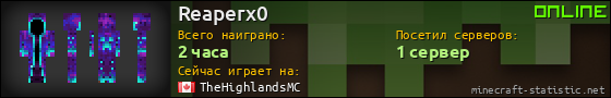 Юзербар 560x90 для Reaperx0
