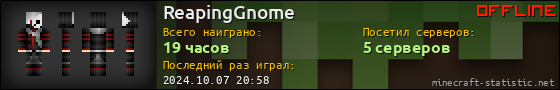 Юзербар 560x90 для ReapingGnome