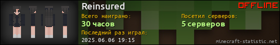 Юзербар 560x90 для Reinsured