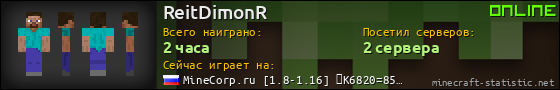 Юзербар 560x90 для ReitDimonR