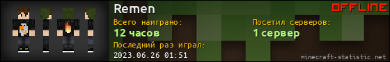 Юзербар 560x90 для Remen