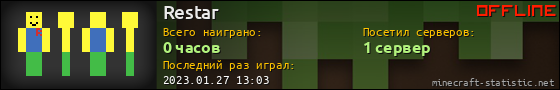 Юзербар 560x90 для Restar