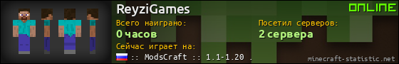 Юзербар 560x90 для ReyziGames
