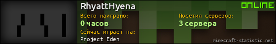 Юзербар 560x90 для RhyattHyena
