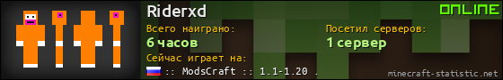 Юзербар 560x90 для Riderxd