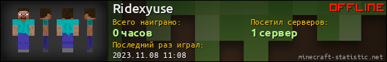 Юзербар 560x90 для Ridexyuse