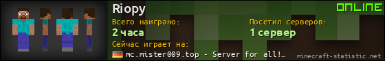 Юзербар 560x90 для Riopy