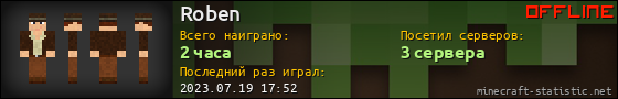Юзербар 560x90 для Roben