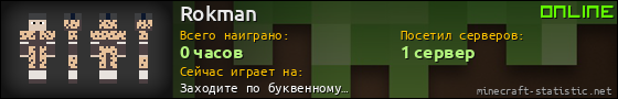 Юзербар 560x90 для Rokman