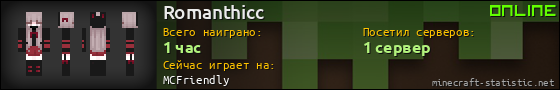 Юзербар 560x90 для Romanthicc