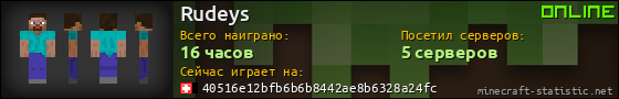 Юзербар 560x90 для Rudeys