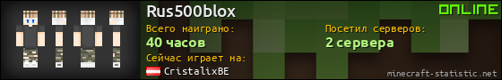 Юзербар 560x90 для Rus500blox