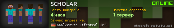 Юзербар 560x90 для SCHOLAR