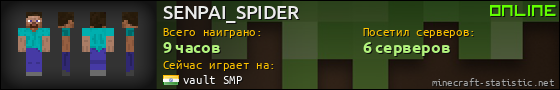 Юзербар 560x90 для SENPAI_SPIDER