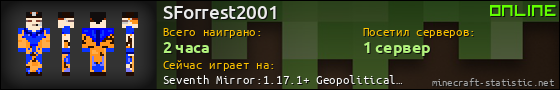 Юзербар 560x90 для SForrest2001