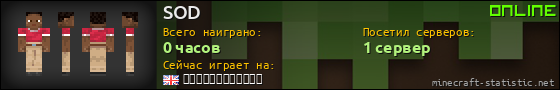 Юзербар 560x90 для SOD