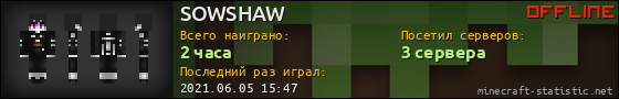 Юзербар 560x90 для SOWSHAW