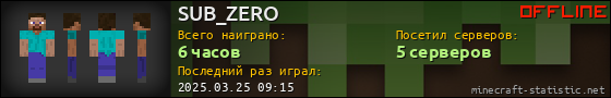 Юзербар 560x90 для SUB_ZERO