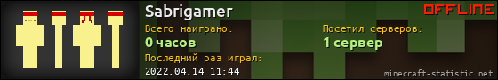 Юзербар 560x90 для Sabrigamer