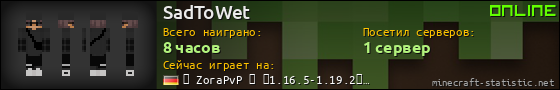Юзербар 560x90 для SadToWet