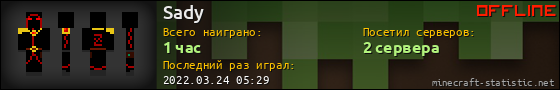 Юзербар 560x90 для Sady