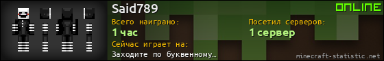 Юзербар 560x90 для Said789